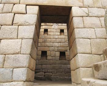 Architektur von Machu Picchu