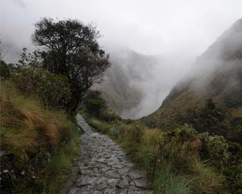 Inka Trail, Route zur Inkastadt Machu Picchu